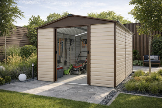 Gerätehaus Brandenburg 10ft x 12ft TBSL - YardMaster International