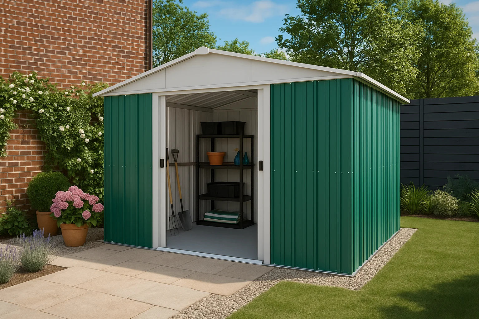 Gerätehaus Bayern 10ft x 8ft GEYZ - YardMaster International