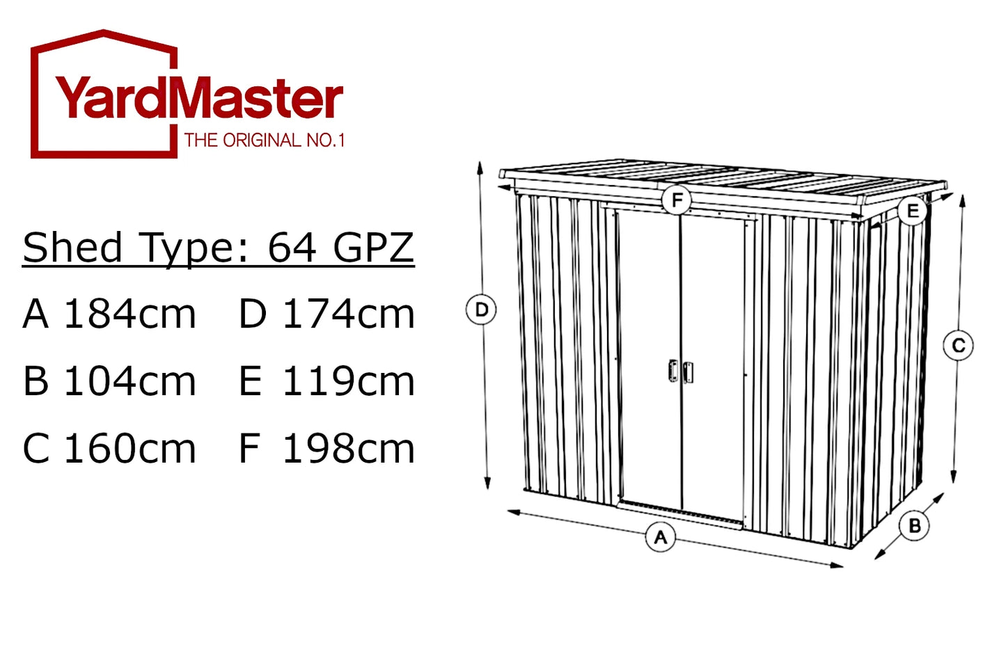 Emerald Pent 6ft x 4ft - YardMaster International