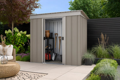 Tall Platinum Stone Grey 6ft x 4ft - YardMaster International