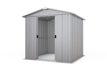 Store-All Apex 6ft x 8ft Outdoor Storage Metal Shed - YardMaster International