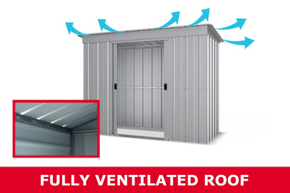 Gerätehaus Titanium 6ft x 4ft PZ - YardMaster International