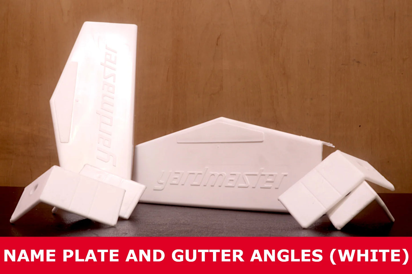 Name Plate and Gutter End Caps (White) - YardMaster International