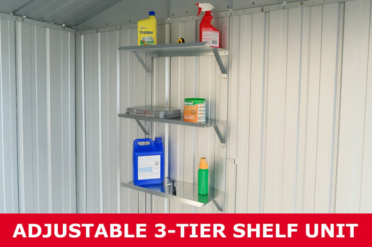 3-Tier Wall Mounted Shelf Unit - YardMaster International